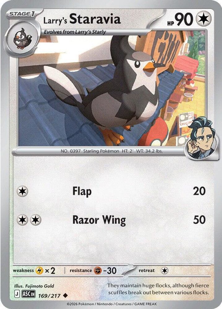 Larry's Staravia 169/217 Uncommon Ascended Heroes NM/M