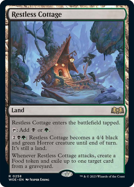 Restless Cottage 258 Foil Rare Wilds of Eldraine NM/M