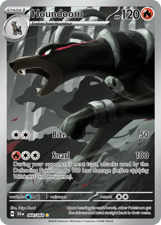 Houndoom 066/064 Illustration Rare Shrouded Fable NM/M