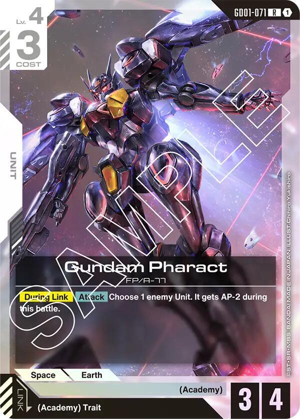 Gundam Pharact GD01-071 R Newtype Rising NM/M