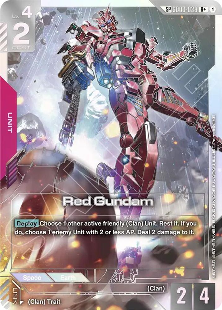 Red Gundam (SP) (R+) GD03-039 R+ Phantom Aria NM/M