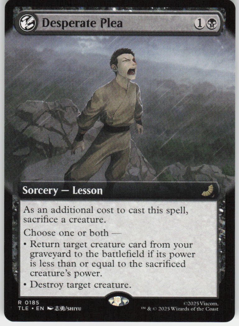 Desperate Plea (Extended Art) R Avatar: The Last Airbender: Eternal-Legal 185 NM