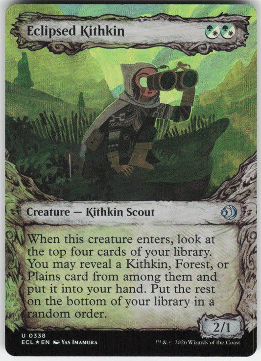 Eclipsed Kithkin (Showcase Foil) U Lorwyn Eclipsed 338 NM