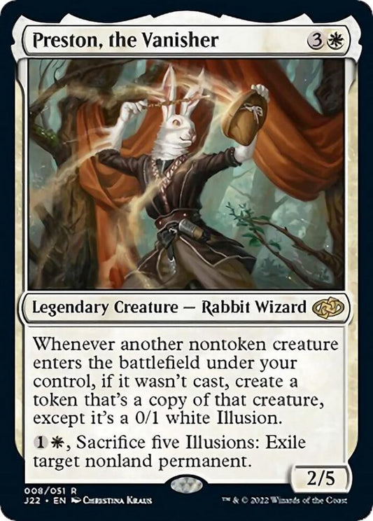 Preston, the Vanisher 8 Rare Jumpstart 2022 NM/M