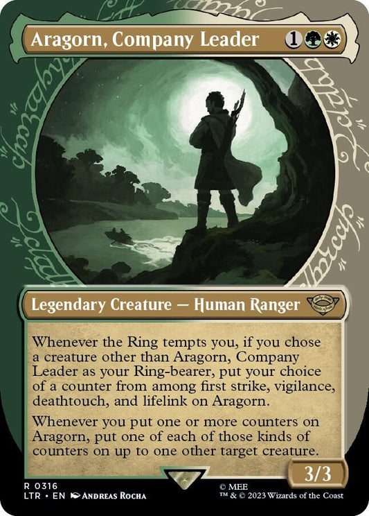 Aragorn, Company Leader (Showcase) 316 Universes Beyond: The Lord of the Rings: Tales of Middle-earth NM/M