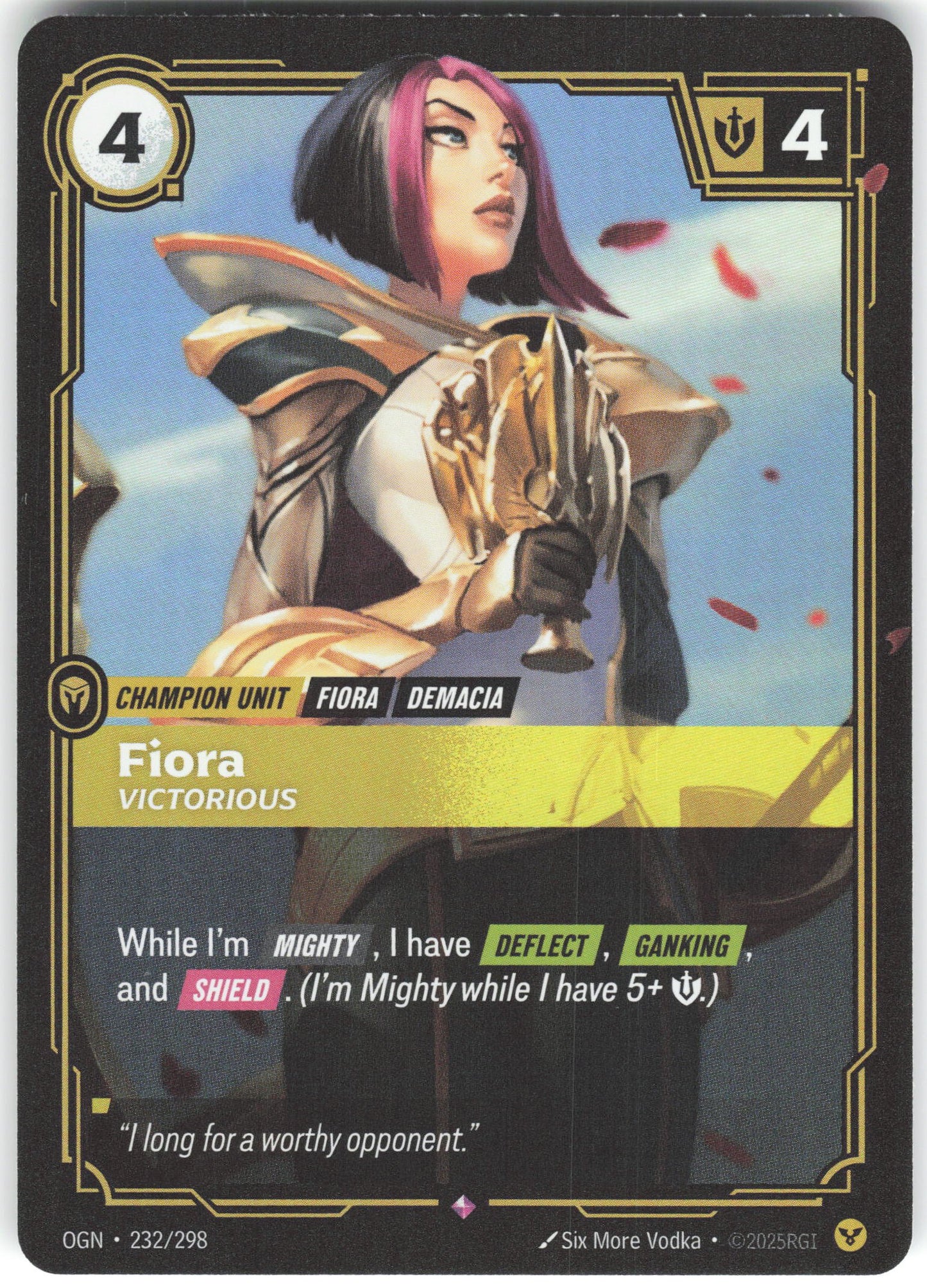 Fiora - Victorious Rare Origins 232/298 NM