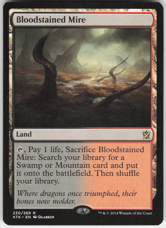 Bloodstained Mire R Khans of Tarkir 230 NM