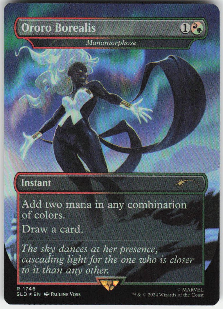 Ororo Borealis - Manamorphose (Rainbow Foil) R Secret Lair Drop Series 1746 NM