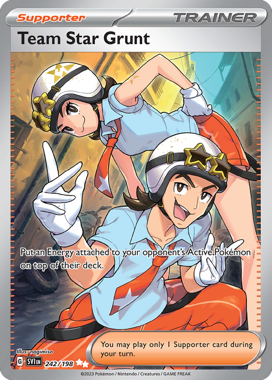 Team Star Grunt 242/198 Ultra Rare Scarlet & Violet NM/M