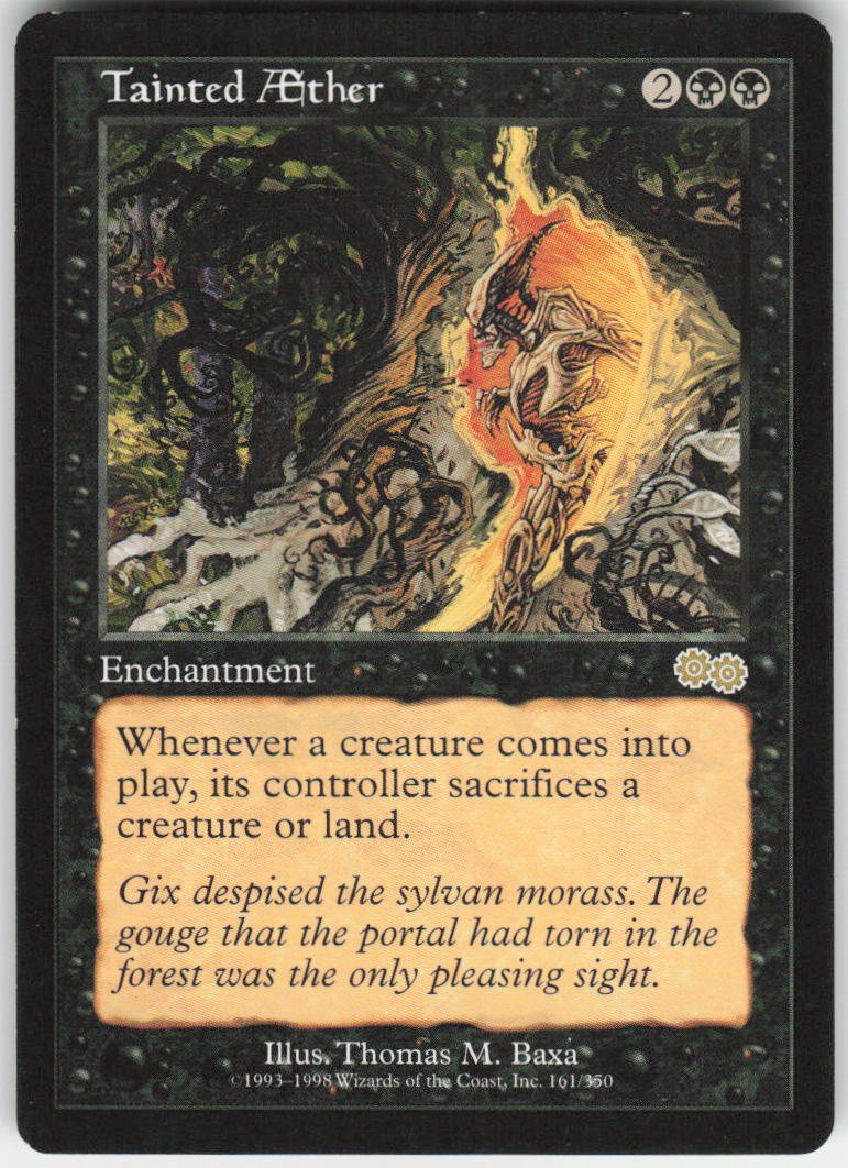 Tainted Aether R Urza's Saga 161 NM