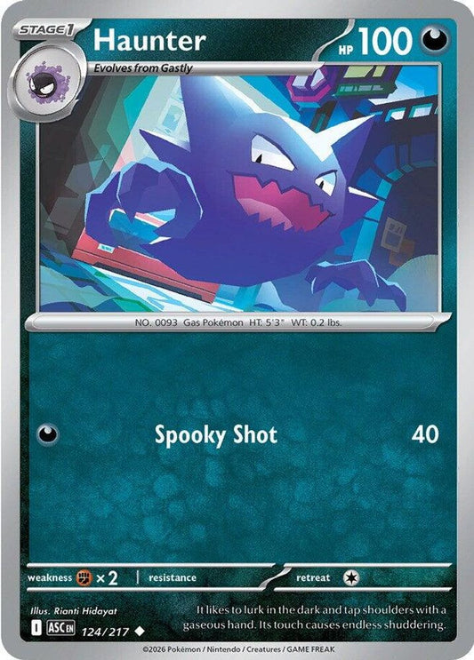 Haunter 124/217 Uncommon Ascended Heroes NM/M