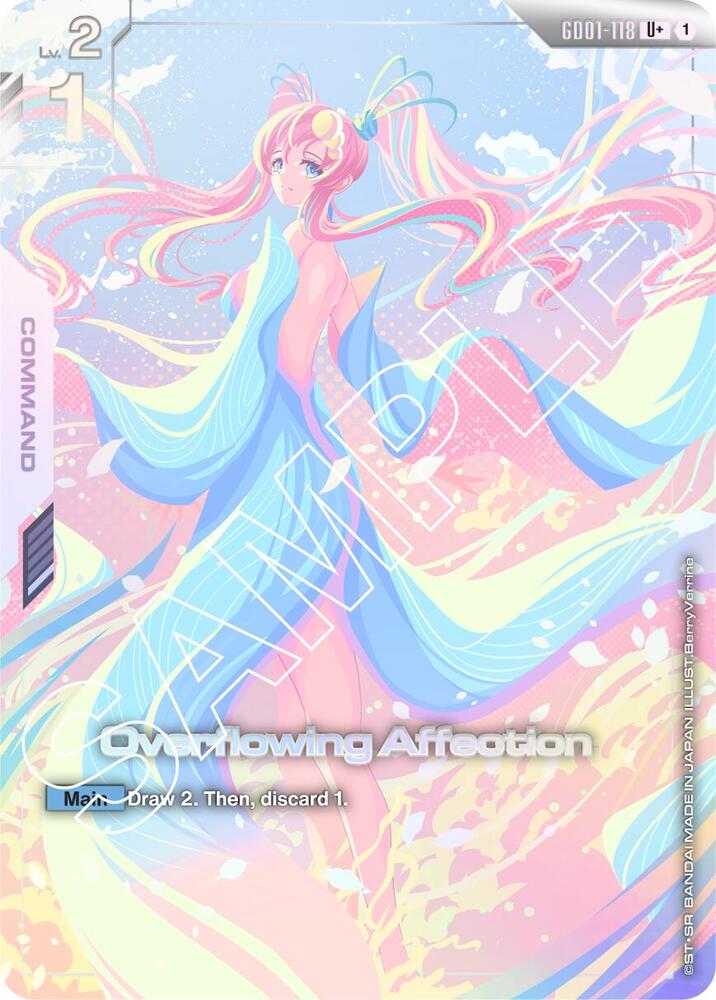 Overflowing Affection (U+) GD01-118 U+ Newtype Rising NM/M