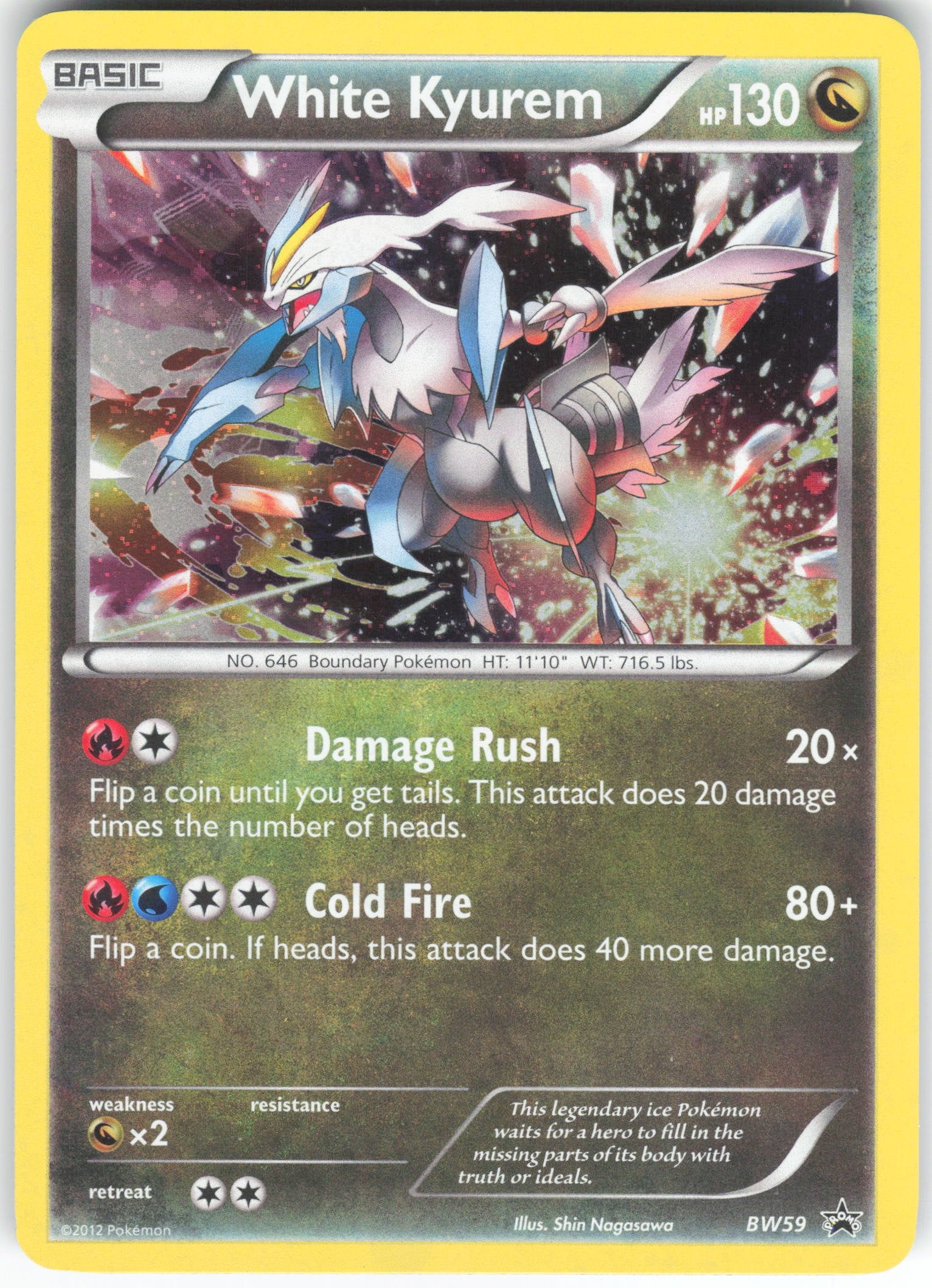 White Kyurem - Promo Black and White Promos BW59 HP