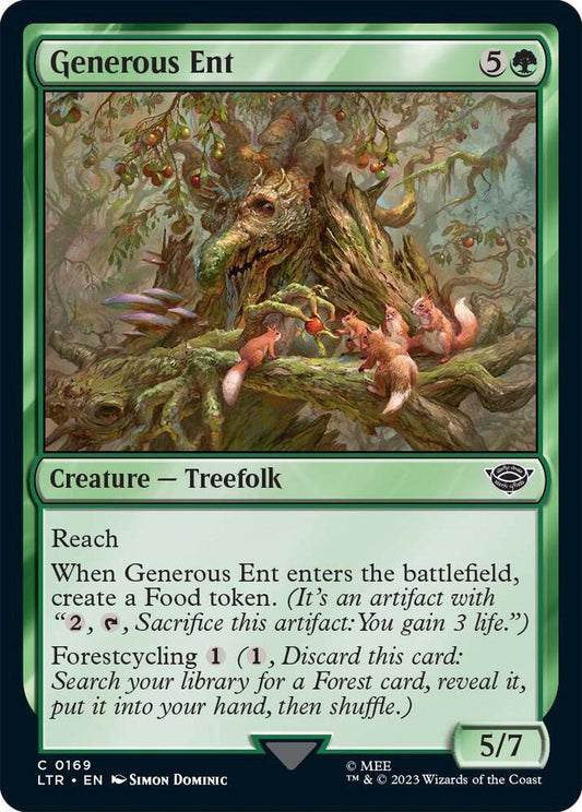 Generous Ent 169 Universes Beyond: The Lord of the Rings: Tales of Middle-earth NM/M