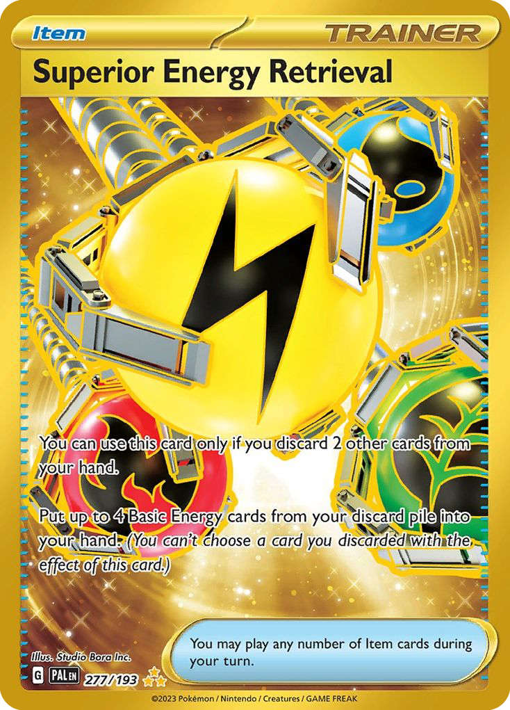 Superior Energy Retrieval 277/193 Hyper Rare Paldea Evolved NM/M