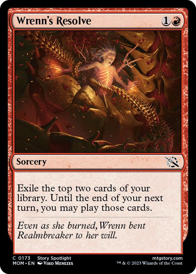 Wrenn's Resolve 173 Common March of the Machine NM/M