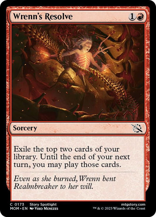 Wrenn's Resolve 173 Common March of the Machine NM/M