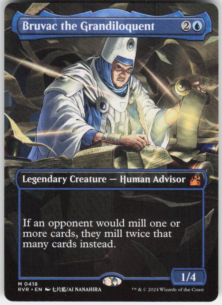 Bruvac the Grandiloquent (Anime Borderless) M Ravnica Remastered 418 NM