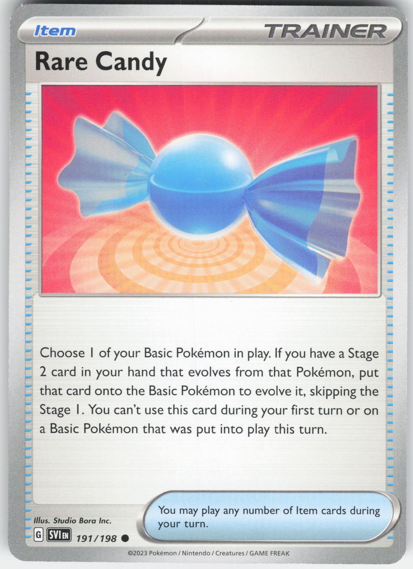 Rare Candy - Common SV01: Scarlet & Violet Base Set 191/198 NM