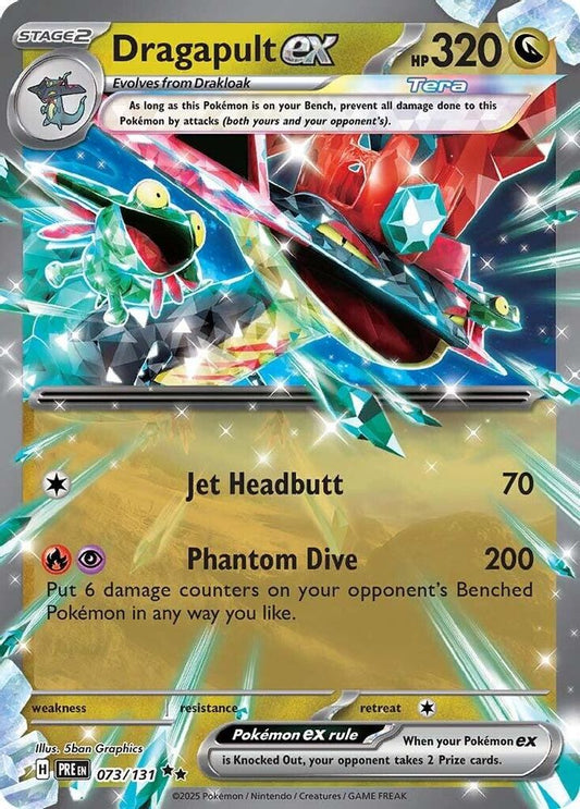 Dragapult ex 073/131 Double Rare Prismatic Evolutions Holo NM/M