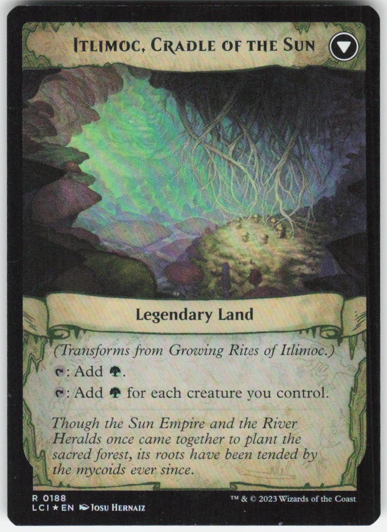 Growing Rites of Itlimoc R The Lost Caverns of Ixalan 188 NM (Back)