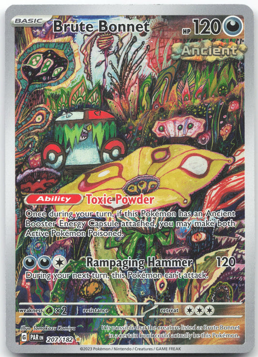 Brute Bonnet - Illustration Rare SV04: Paradox Rift 207/182 NM