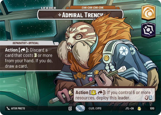 Admiral Trench - Chk-chk-chk-chk (Showcase) 1010 Foil Jump to Lightspeed NM/M