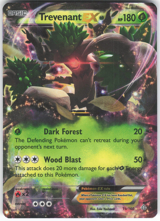 Trevenant EX Ultra Rare XY - Primal Clash 19/160 NM