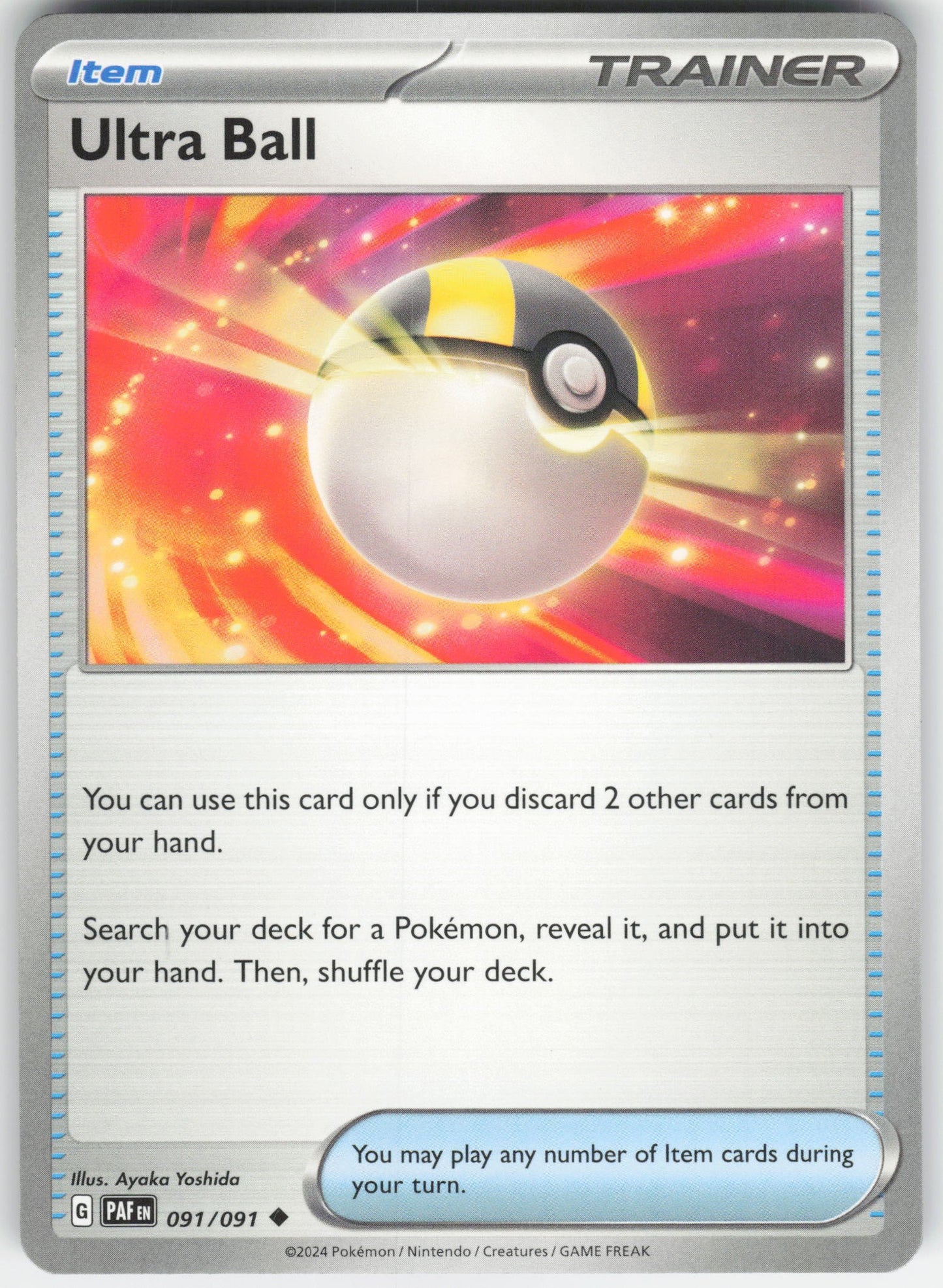 Ultra Ball Uncommon SV: Paldean Fates 091/091 NM