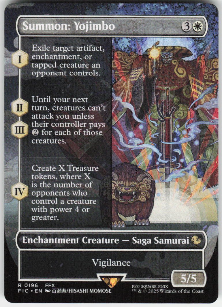 Summon: Yojimbo (Borderless) R Commander: FINAL FANTASY 196 NM