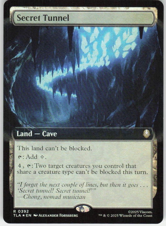 Secret Tunnel (Extended Art Foil) R Avatar: The Last Airbender 392 NM