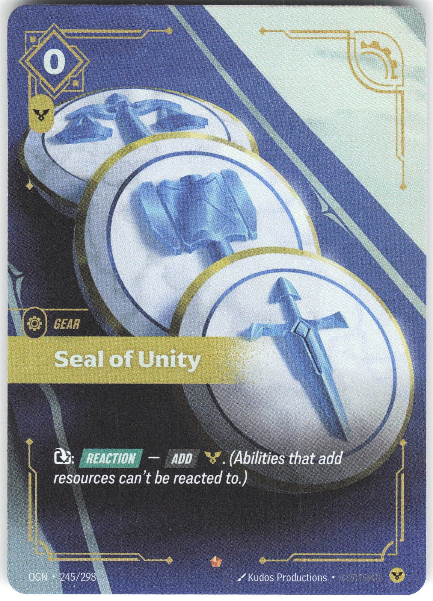 Seal of Unity Epic Origins 245/298 NM