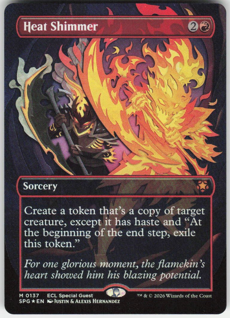 Heat Shimmer (Borderless Foil) M Special Guests 137 NM