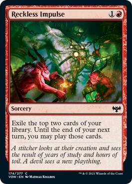 Reckless Impulse 174 Common Innistrad: Crimson Vow NM/M