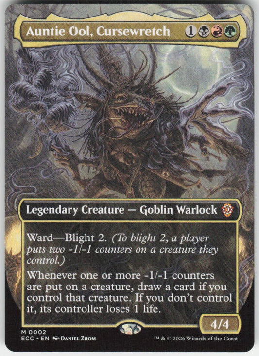 Auntie Ool, Cursewretch (Borderless) M Commander: Lorwyn Eclipsed 2 NM