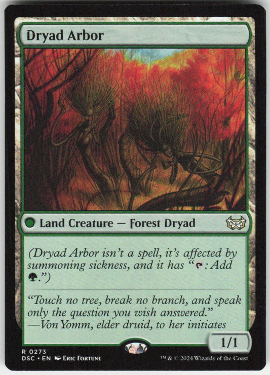 Dryad Arbor R Commander: Duskmourn: House of Horror 273 NM