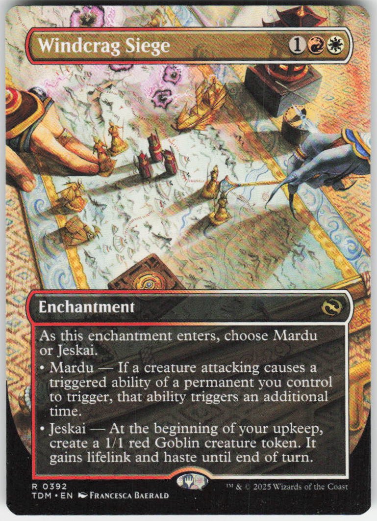 Windcrag Siege (Borderless) R Tarkir: Dragonstorm 392 NM