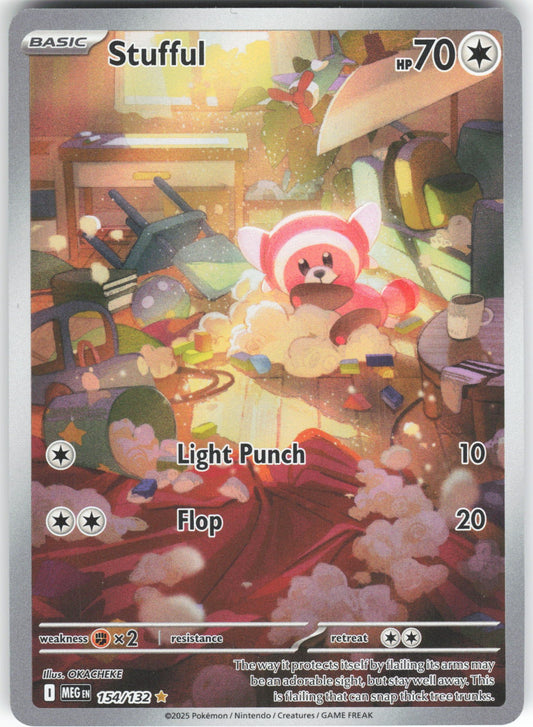 Stufful - Illustration Rare ME01: Mega Evolution 154/132 NM