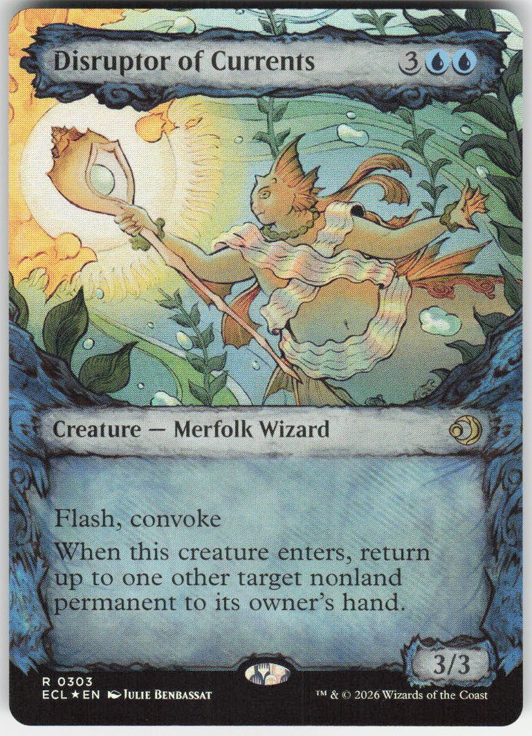 Disruptor of Currents (Showcase Foil) R Lorwyn Eclipsed 303 NM