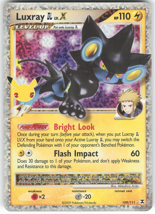 Luxray GL LV.X Classic Collection Celebrations: Classic Collection 109/111 NM