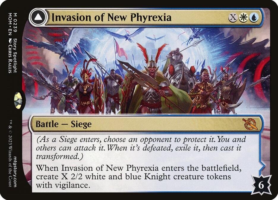 Invasion of New Phyrexia 239 Foil Mythic March of the Machine NM/M