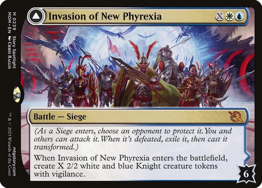 Invasion of New Phyrexia 239 Foil Mythic March of the Machine NM/M