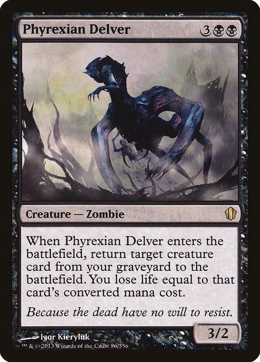 Phyrexian Delver 86 Rare Commander 2013 NM/M