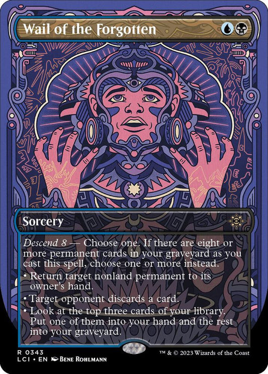 Wail of the Forgotten (Borderless) 343 Foil Rare The Lost Caverns of Ixalan NM/M
