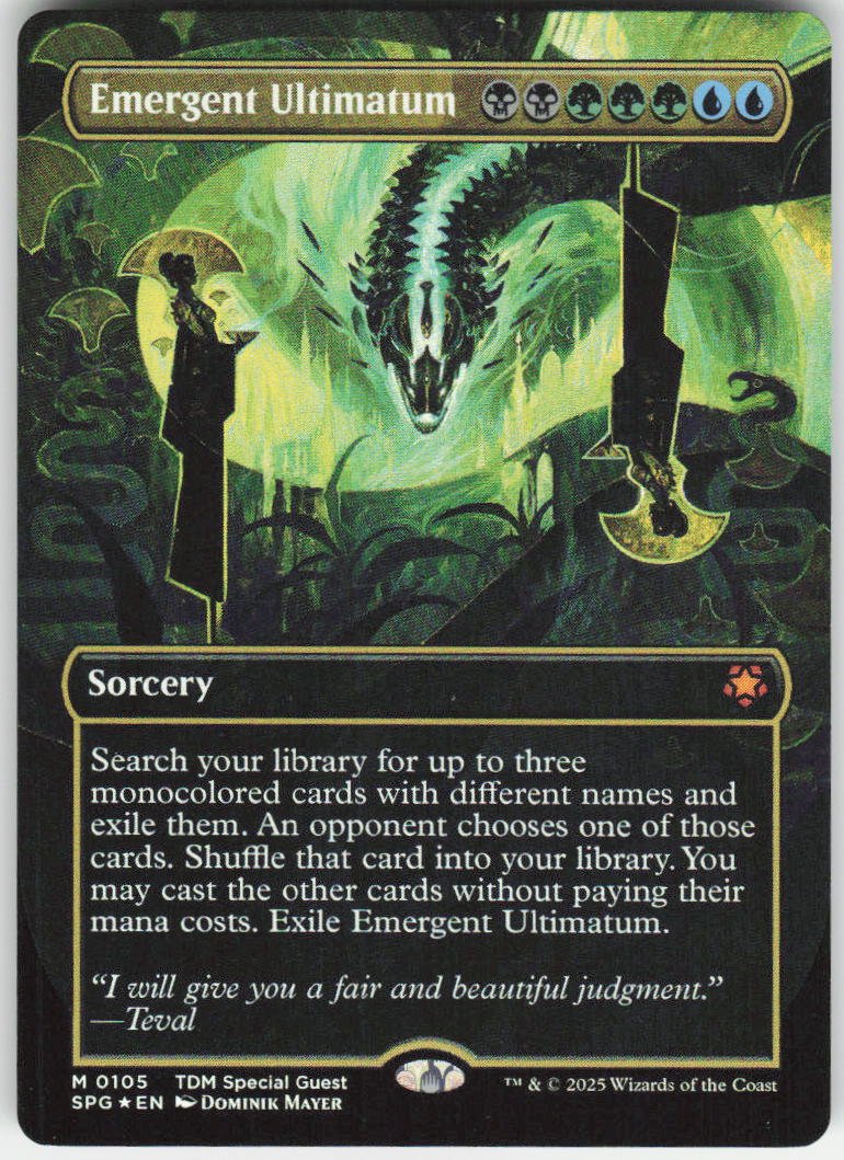 Emergent Ultimatum (Borderless) M Special Guests 105 NM