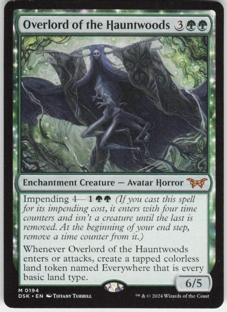 Overlord of the Hauntwoods M Duskmourn: House of Horror 194 NM