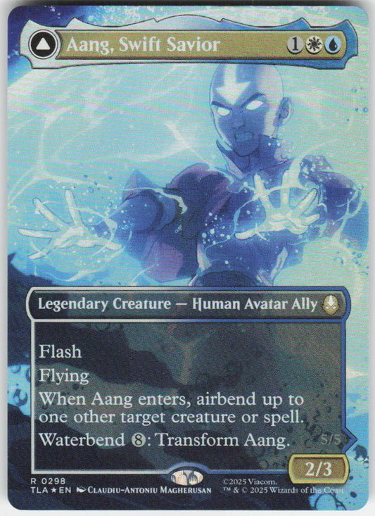 Aang, Swift Savior (0298) (Borderless) R Avatar: The Last Airbender 298 NM