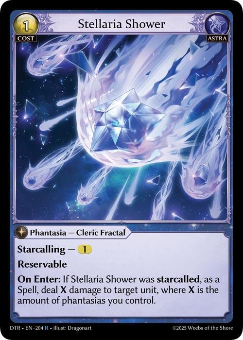 Stellaria Shower 204 Rare Distorted Reflections NM