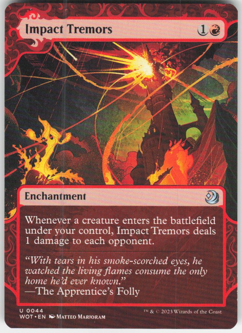 Impact Tremors U Wilds of Eldraine: Enchanting Tales 44 NM