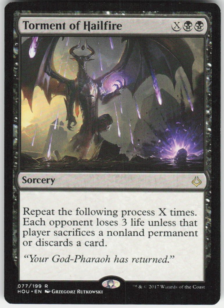 Torment of Hailfire R Hour of Devastation 77 NM